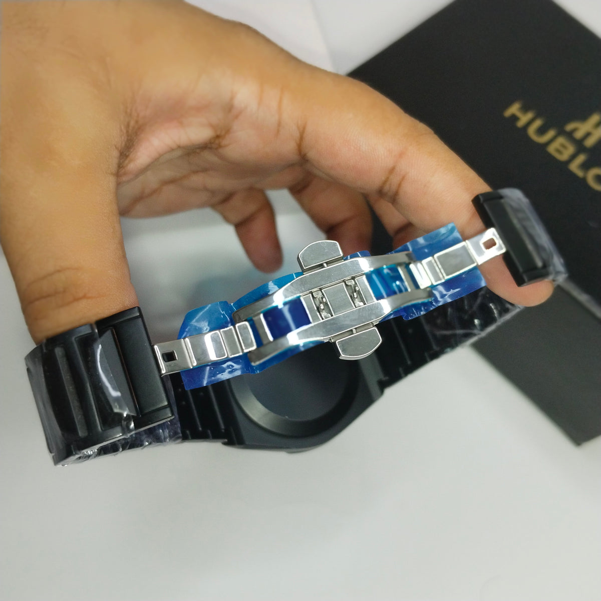 Hublot Diamond Cut Black