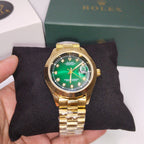 Rolex ZQ Golden Oyster DateJust